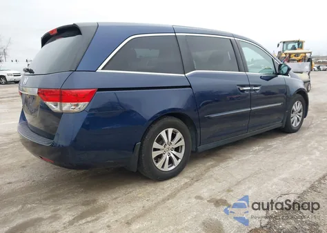 2014 Honda Odyssey Ex-L из США, поврежденный, VIN 5FNRL5H60EB133208